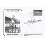Football Autographed Nat Lofthouse Commemorative Cover - A Superbly Designed Modern Commemorative