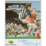Malcom Macdonald signed 10x8 inch Newcastle United autographed editions colour photo. Good