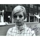 Twiggy. Stunning 8x10 photo signed by 1960's fashion icon, Twiggy. Good condition. All autographs