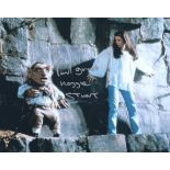 Labyrinth fantasy movie scene 8x10 photo signed by the late Paul Grant as Hoggle. Good condition.