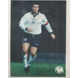 David Unsworth Signed England 8x10 Press Photo. Good condition. All autographs are genuine hand