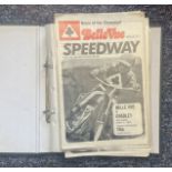 Speedway Collection of 30 Belle Vue Speedway Programmes Dating from 1977-1980. housed in a ring