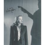 Nina Foch signed 10x8 inch black and white photo. Good condition. All autographs are genuine hand