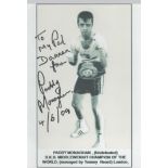 Paddy Monaghan Boxer Signed Photo. Good condition. All autographs are genuine hand signed and come