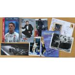Sporting signed collection of 8 signed images, flyers and FDC. Includes signatures of Sharron Davies