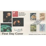 Patrick Moore signed The British Astronomical Association FDC.4 Stamps and 1 Postmark 26/6/84.