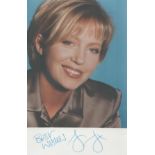 Mariella Frostrup signed 6x4 colour photo. Good condition. All autographs are genuine hand signed