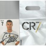 Cristiano Ronaldo signed Real Madrid 6x4 inch colour photo. Good condition. All autographs are