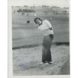 David Jones (Golfer) signed 10x8 inch vintage black and white photo with accompanying ALS dated 20