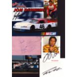 Motor Racing collection of 9 signatures across various items. Includes signatures of Nikki Lauda,