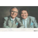 Little and Large signed 6x4 colour photo. Good condition. All autographs are genuine hand signed and