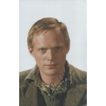 Paul Bettany signed 12x8 inch colour photo. Paul Bettany (born 27 May 1971) is an English actor.