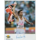 Sebastian Coe signed 10x8 inch autographed editions colour photo. Good condition. All autographs are