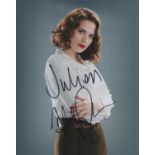 Hayley Atwell signed colour photo. Dedicated. British Actress. 10 x 8 Inch. Good condition. All