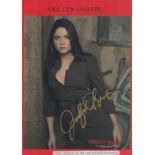 Jodi Lyn O'Keefe signed colour photo. Promo. Prison Break. An American Actress and Model. On an A4