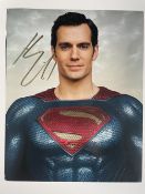 Henry Cavill Great British Actor, Superman 10x8 inch signed photo. Good condition. All autographs