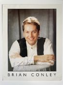 Brian Conley Popular Comedy Entertainer 10x8 inch signed photo. Good condition. All autographs are