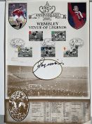 Ray Wilkins Wembley Venue of Legends Signed Benham Limited Edition. Good condition. All autographs