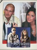 Victoria and David Beckham Dane Bowers Out of Your Mind Signed CD Sleeve. Good condition. All