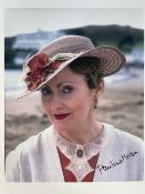 Pauline Moran Felicity Lemon Actress in Poirot 10x8 inch signed photo. Good condition. All