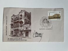 Joanna Lumley Absolutely Fabulous Actress signed first day cover . Good condition. All autographs