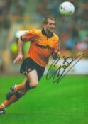 Football Steve Bull signed Wolverhampton Wanderers 12x8 inch colour photo. Good condition. All