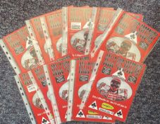 Speedway Collection of Programmes from Belle Vue Speedway dated April, May, June, July and August in