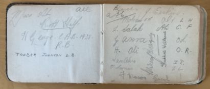 Vintage autograph Book containing 50 plus signatures from early to mid-90's including sporting
