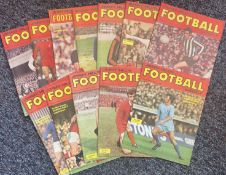 Football Collection of 12 vintage Jimmy Hill's Football Weekly Magazines from 1969. fair