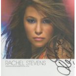 Rachel Stevens signed 5x5 inch colour promo photo. Good condition. All autographs are genuine hand