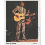 Marty Wilde English Singer Signed 8x10 Promo Photo. Good condition. All autographs are genuine