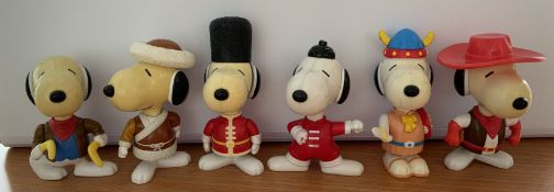 McDonald's Snoopy Around The World Tour Job Lot X 6 Figures. 1999 McDonald's World Tour Series