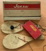 Vintage 1950 60s Jokai Outdoor Ball Game. In Original Box. Box damaged & has stains on it. Bats