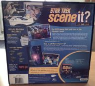 Star Trek Scene It Deluxe The DVD Game Trivia Board Game. Complete. All autographs are genuine