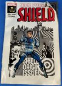 Nick Fury Agent of Shield Not for Resale Origin Issue 2003 Marvel Comics. Slight tears to Front page