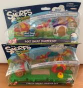 The Smurfs. SMURFS 2 Micro Village set of 2. The Smurfs Micro Village Starter Pack Circus Smurf &