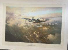 Welcome Sight by Robert Taylor WW2 Colour Print. Limited Edition 781/1000 signed in pencil by Robert