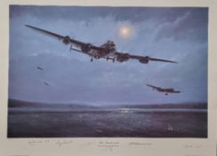 The Dambusters by Simon Smith WW2 Colour Print. Signed by Simon Smith Artist, Grayston, Raymond E