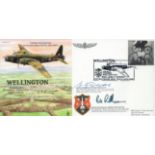 Group Captain W G Devas and Group Captain W S O Randle Signed and Flown FDC Vickers Wellington No