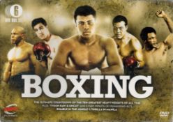 Boxing DVD Collection of 6 discs The Ultimate Countdown of the 10 Greatest Heavyweights Of All Time.