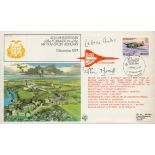 Lettice Curtis and Sir Peter Mursell Signed and Concorde Flown FDC 40th Anniversary of the Formation