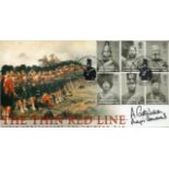 Major General A Graham Signed Scott FDC The Thin Red Line - 150th Anniversary of the Crimean War,
