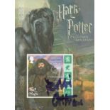 Harry Potter and the Prisoner of Azkaban, an Isle of Man Post Stamp card, No.36. Signed by Robbie