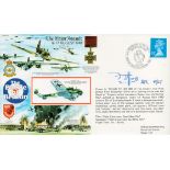 Frederick H Efford DFC. Signed and Flown FDC The Major Assault 16-17 August 1940, 15/05/1990 with