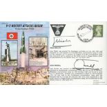 Jean Mialet and Jean Michel Signed and Flown FDC V-2 Rocket Attacks Begin 8th September 1944, 08/