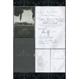 Multi Signed 1st Edition Hardback Book Titled Under The Maple Leaf by Kenneth Cothliff. Signed by
