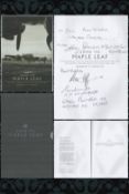 Multi Signed 1st Edition Hardback Book Titled Under The Maple Leaf by Kenneth Cothliff. Signed by