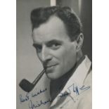 Michael Goodliffe, a signed 5x3.5 photo. An English actor who was cast in over 50 films, most