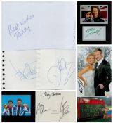 Olympic Signature Collection of 7 Autographs on Various Items Inc Signature Pages. To Include