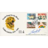 Lord Roxburgh Signed Benham FDC Guide Dogs for the Blind - Golden Jubilee 1931 - 1981, 25/03/1981,